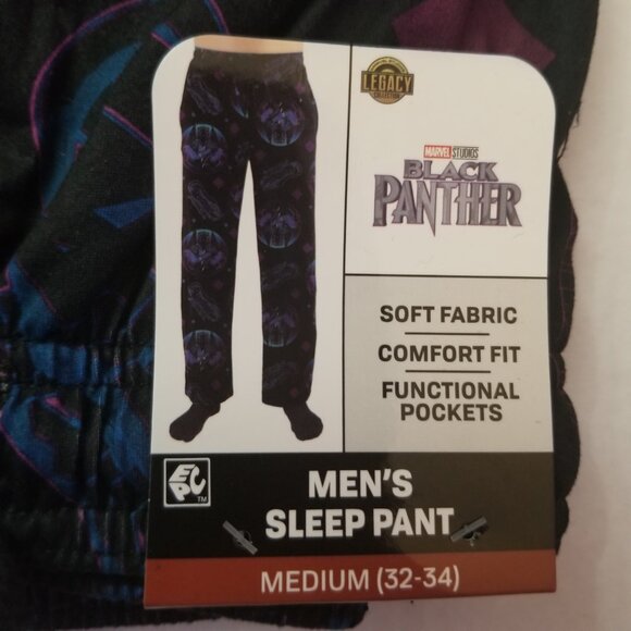 Marvel Black Panther Sleep Pants - Picture 3 of 5
